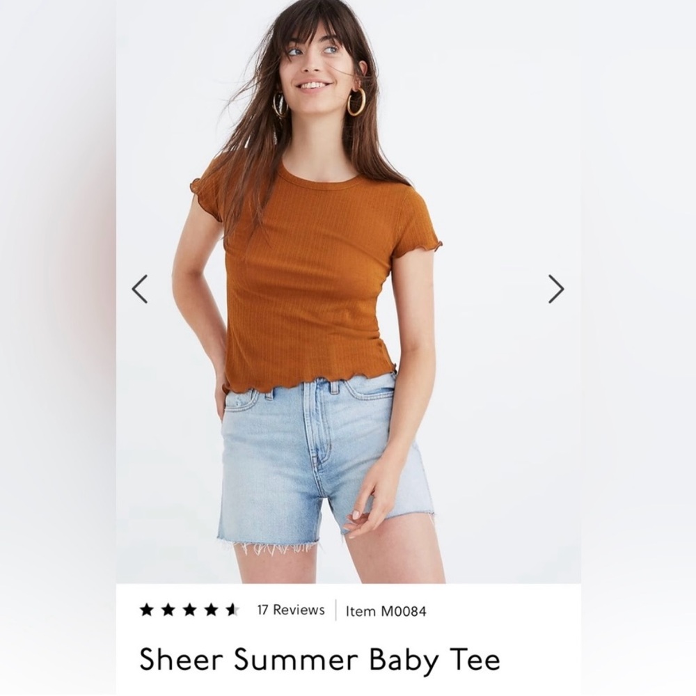 Sheer Madewell Summer Baby Tee